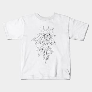 Lunar moth by elizmil Kids T-Shirt